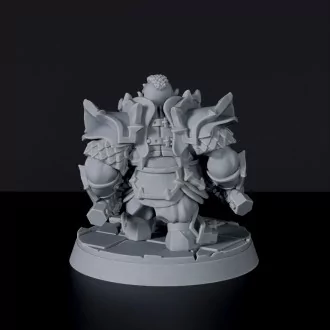 Miniature of dwarves Corrupted Warriors - Corrupted Dwarfs dedicated set for Bloodfields tabletop wargame