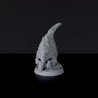 Miniature of jurassic Raptors fighters beasts - dedicated set for Bloodfields Jurassic Amazons army