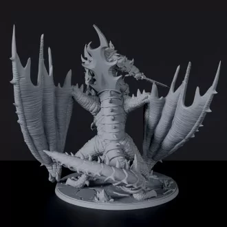 Death Knights - Death Lord on Dread Dragon