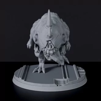 Futuristic miniature of orc beast - Pinkorr ver.1 for sci-fi tabletop army