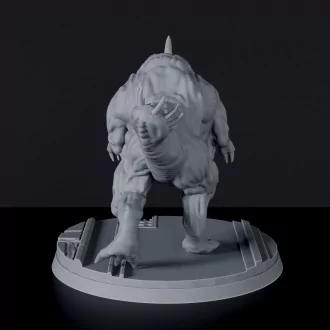 Sci fi orc monster - Pinkorr ver.1 miniature for science fiction RPG army