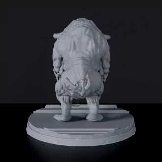 Sci fi orc monster - Pinkorr ver.2 miniature for science fiction RPG army