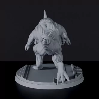 Sci fi orc monster - Pinkorr ver.3 miniature for science fiction RPG army