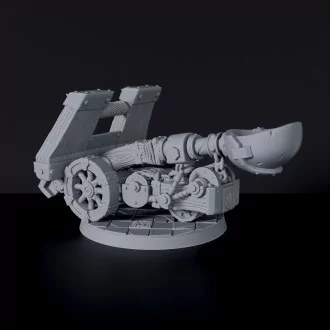 Miniature of Warmachines Catapult - dedicated set for Bloodfields Mercenaries army