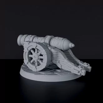 Miniature of Warmachines Cannon - dedicated set for Bloodfields Mercenaries army