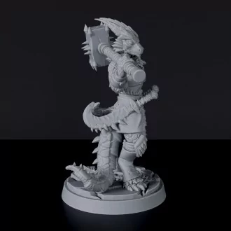 Dragonborn Female Barbarian