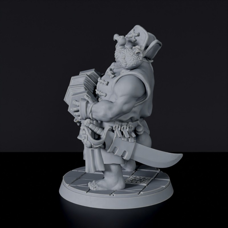 Jolly Roger - pirate ogre warrior with hat and sword - Bloodsail Ogres