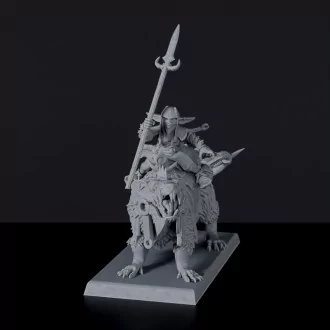 Midnight Goblins - Armored Rat Spearman Unit
