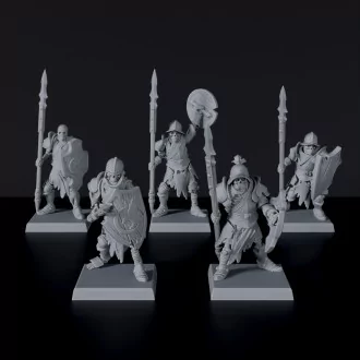Gravehaunt Vampires - Skeleton Spearman Unit