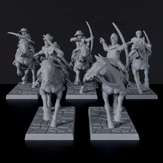 Kingdom of Equitaine 2 - Yeoman Outrider Unit