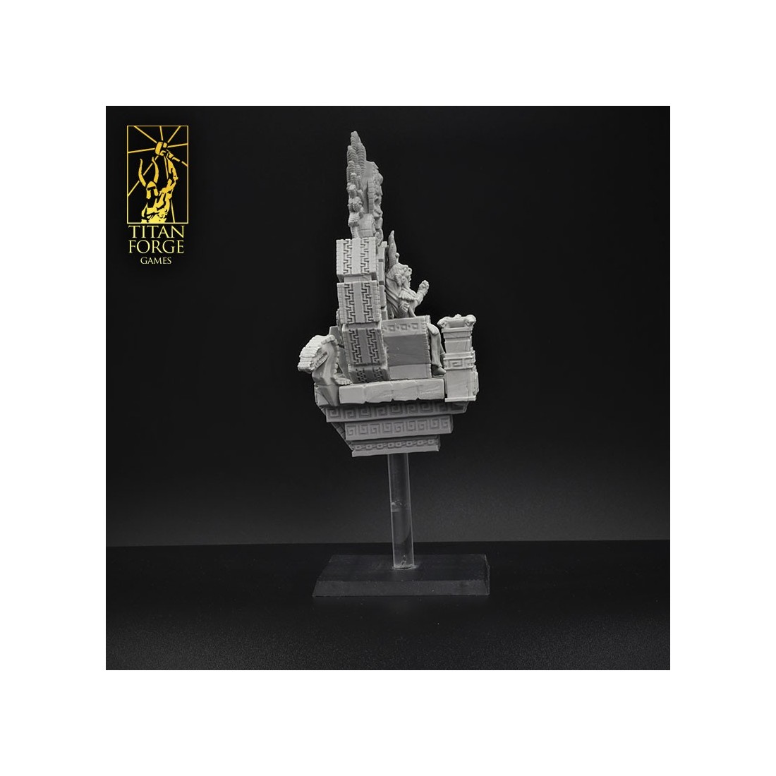 High Priestess on The Tempest Throne 3d printed set includes 12 parts to create miniature