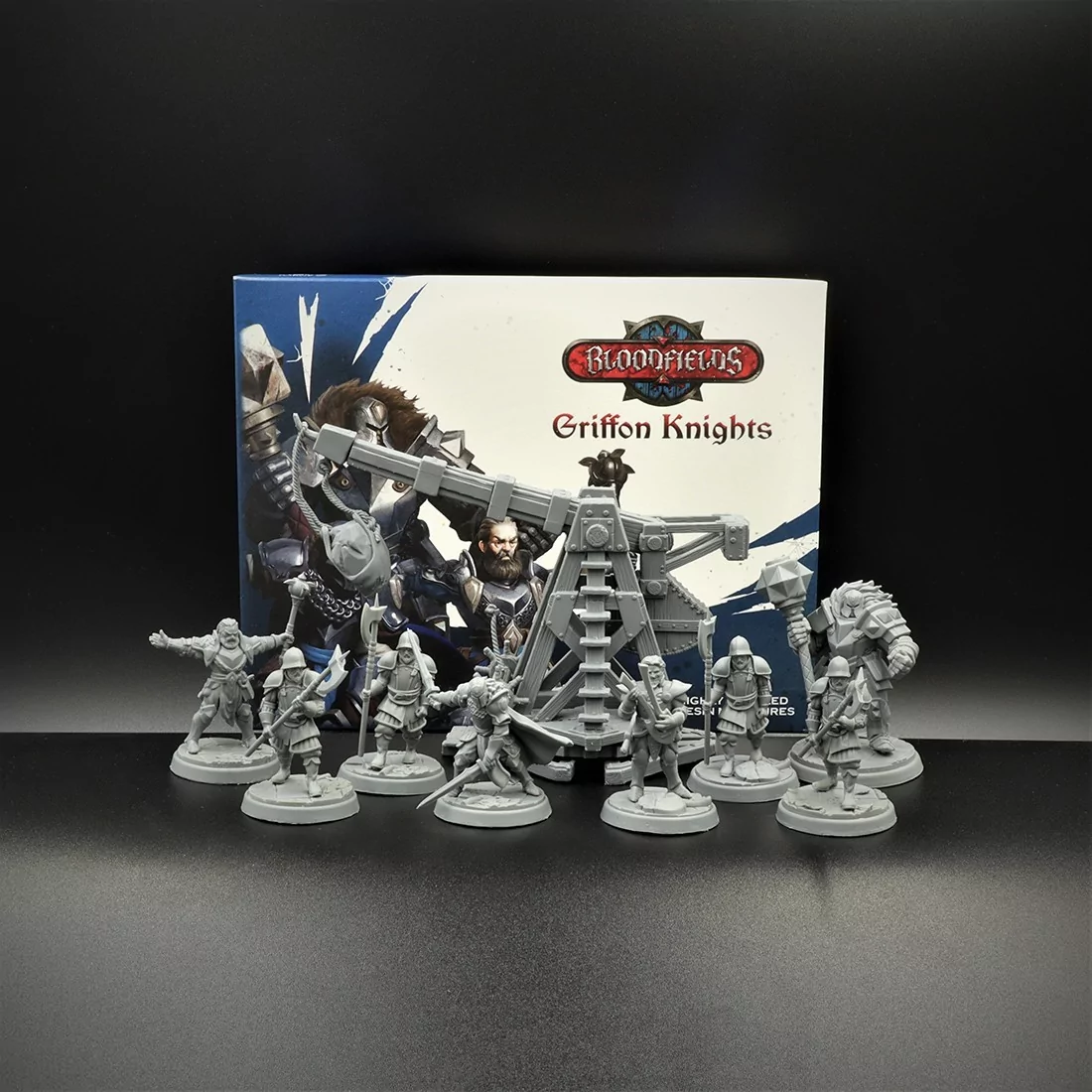 Army pack of fantasy miniatures Griffon Knights - Bloodfields tabletop RPG game