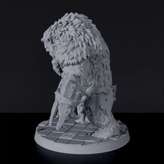 Miniature of orc beast Brougha - dedicated set for Bloodfields Blackland Orcs army