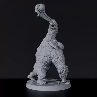 Miniature of Heir of Kong amazons monster beast - dedicated set for Jurassic Amazons RPG army