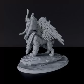 Miniature of egyptian Aarogan Wisdom Of Ur flying monster - Gods of Sun and Sand set for Bloodfields wargame