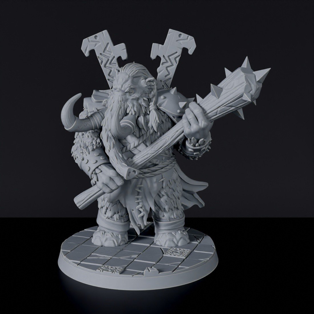 Vishal - mammoth fantasy miniatures - Bloodmoon Bay / Beastshape Tribe