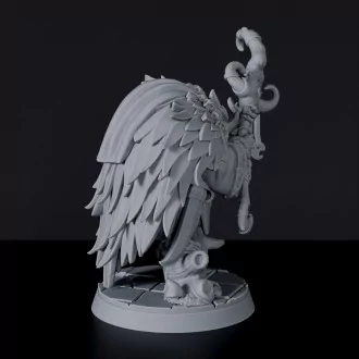 Dedicated set for Bloodfields Beastshape Tribe army - fantasy miniature of owl Burwing