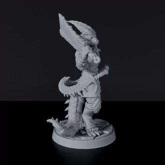 Dragonborn Female Barbarian