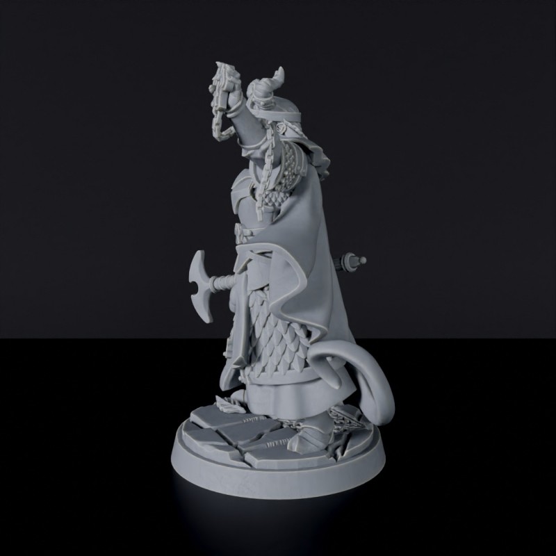 Tiefling Female Cleric - tieflings fantasy miniature - RPG games