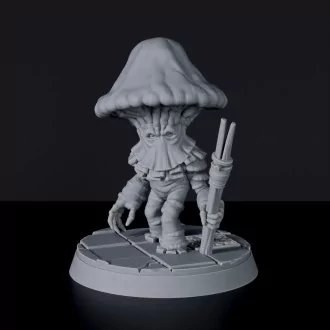 Miniatures of beasts Shrooms & Mycelium with spears - dedicated set for Bloodfields fantasy tabletop wargame