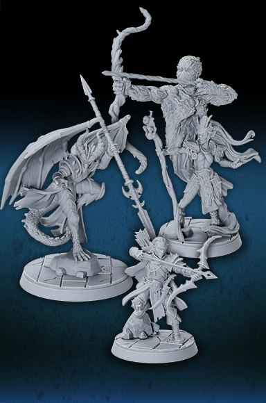  fantasy and SCI-FI miniatures for tabletop games